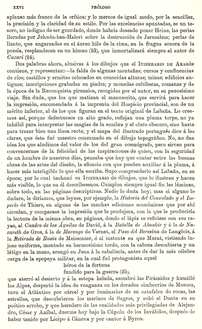 XXVI Prólogo. 1895 Itinerario Aragón Labanna