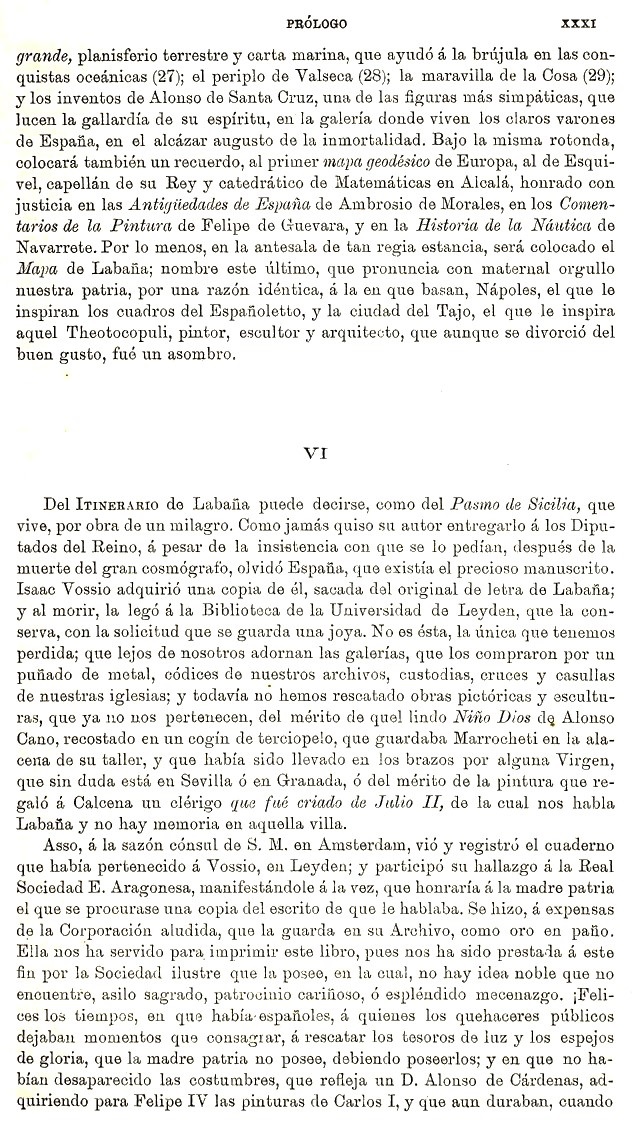 XXXI Prólogo. 1895 Itinerario Aragón Labanna