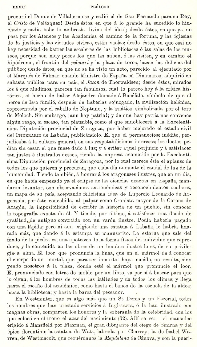XXXII Prólogo. 1895 Itinerario Aragón Labanna