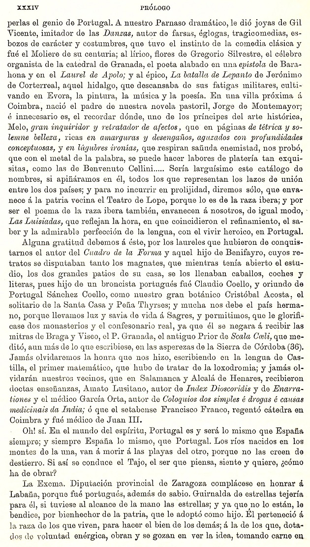 XXXIV Prólogo. 1895 Itinerario Aragón Labanna
