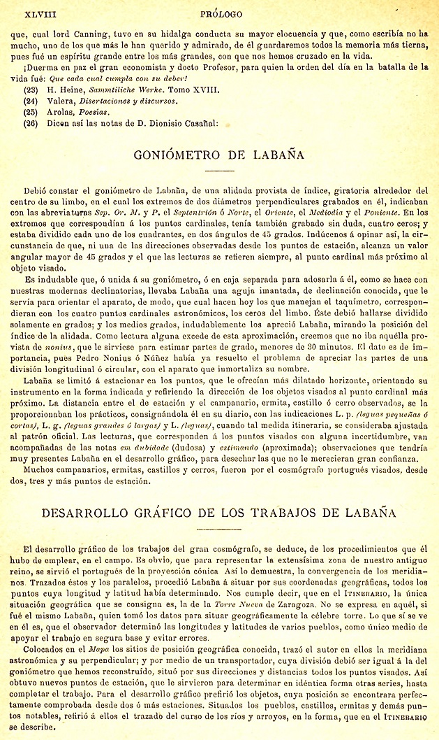 XLVIII Prólogo. 1895 Itinerario Aragón Labanna