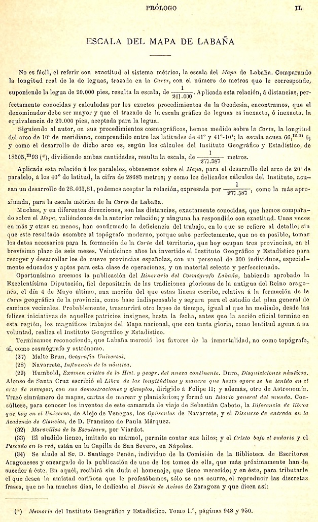 XLIX Prólogo. 1895 Itinerario Aragón Labanna