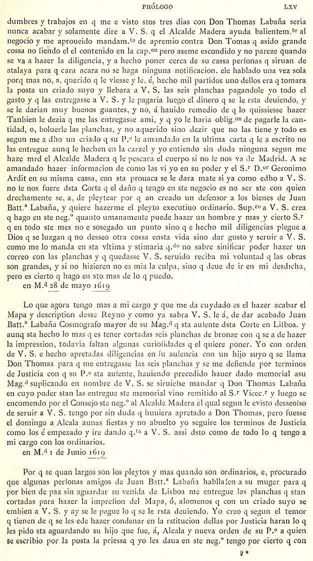 LXV Prólogo. 1895 Itinerario Aragón Labanna