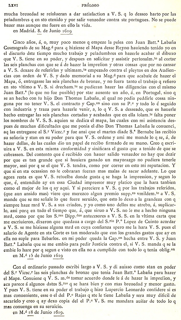 LXVI Prólogo. 1895 Itinerario Aragón Labanna