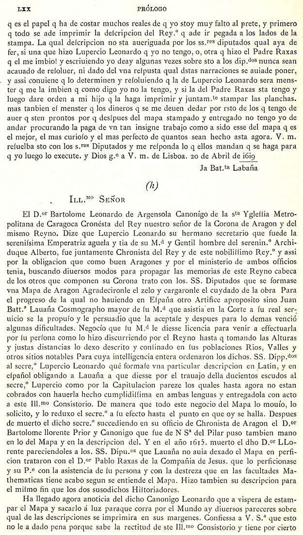 LXX Prólogo. 1895 Itinerario Aragón Labanna
