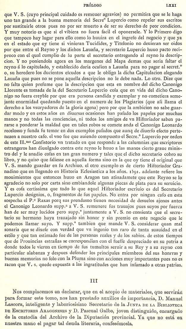 LXXI Prólogo. 1895 Itinerario Aragón Labanna