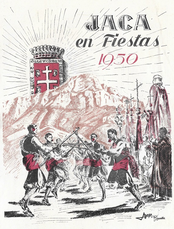 Fiestas en Jaca en 1950. Portada