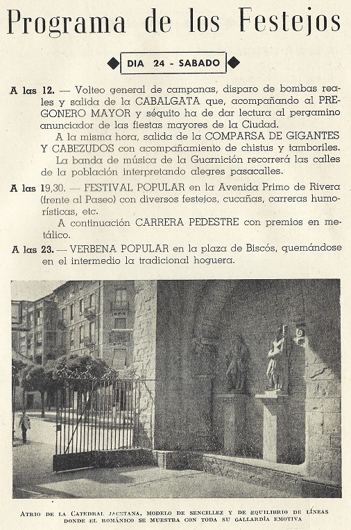 Fiestas en Jaca en 1950. Página 5