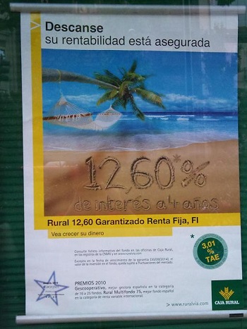 Interés TAE equivoco en publicidad