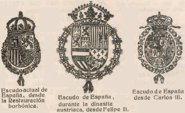 Cambiante escudo de espa�a