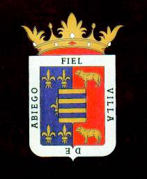 Escudo heráldico municipal de Abiego