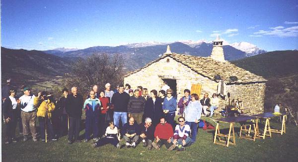 La fiesta de San Saturnino 2001, en la era de Iguácel