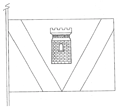 Bandera municipal de Secastilla