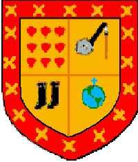Escudo heráldico Fernández de Mendívil con origen en Navarra