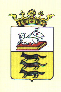 Representación del Escudo heráldico municipal de Ariño en Color