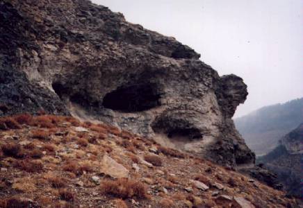 Vista de Las Cuevas de Cañadas de Banatanduz