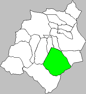Mapa Fuendejalon dentro de la comarca Campo de Borja