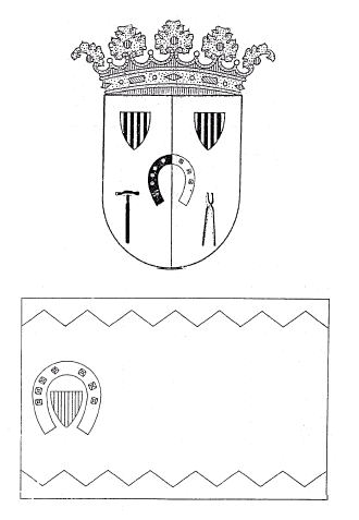 Escudo y bandera municipal de Herrera de los Navarros