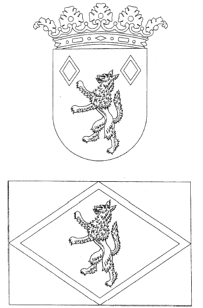 Escudo heráldico municipal de Lobera de Onsella