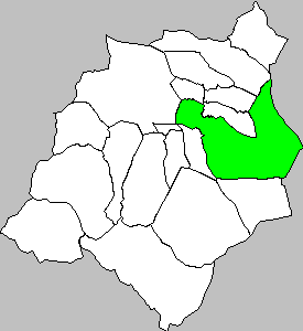 Mapa de Magallón dentro de la Comarca Campo de Borja