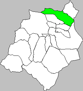 Mapa Mallen dentro de la comarca Campo de Borja