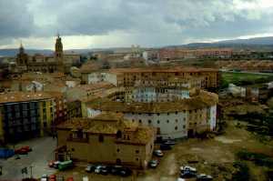 Plaza de Toros Vieja de Tarazona ahora convertida en viviendas