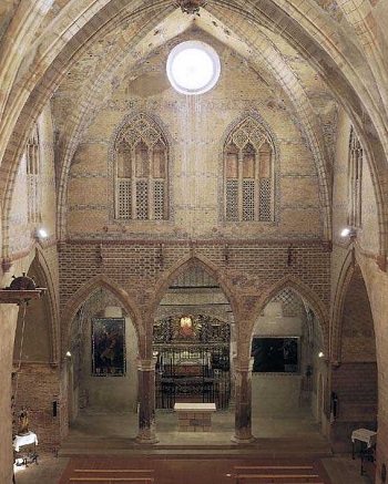 Interior de la iglesia de Tobed