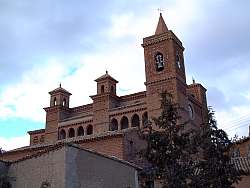 Panorámica del mudéjar en Torralba de Ribota