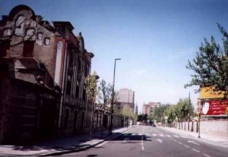 Zaragoza vista del Pilar desde la avenida de Cataluña