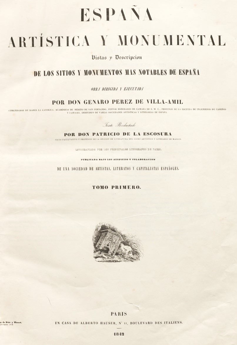 1842 Perez Villaamil, Jenaro Título volumen 1 1842 Perez Villaamil, Jenaro Título volumen 1