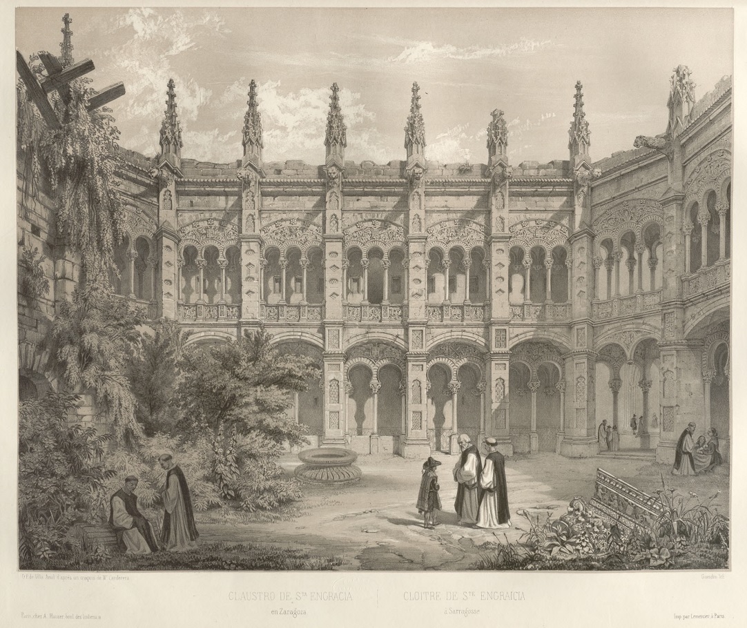 1844 Perez Villaamil, Jenaro. Santa Engracia. Zaragoza