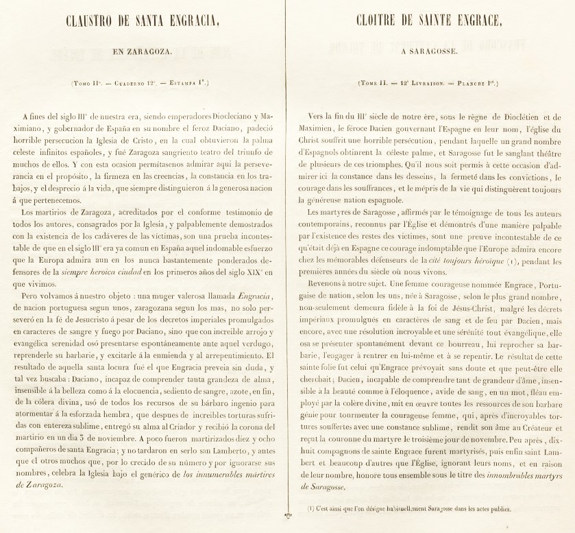 Texto explicativo de Santa Engracia 1