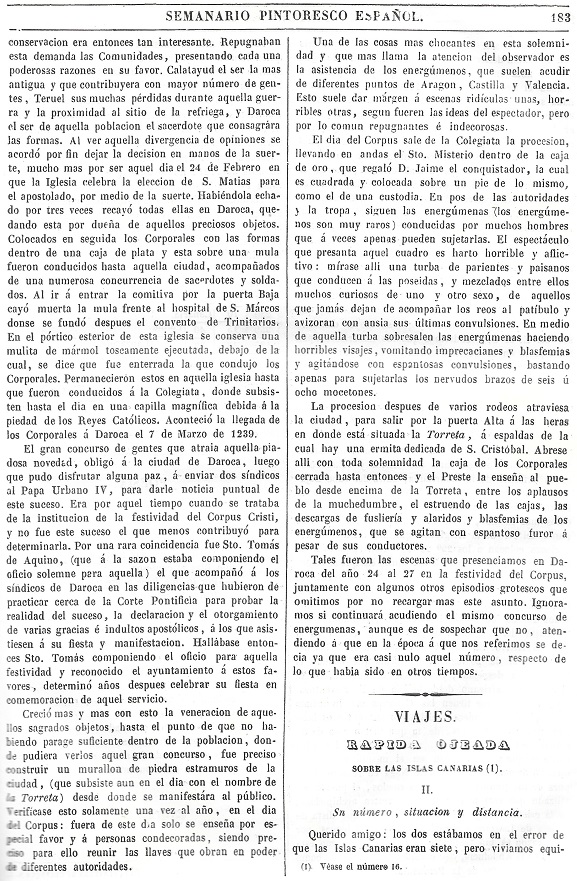 1844 Semanario Pintoresco Español. Página 183