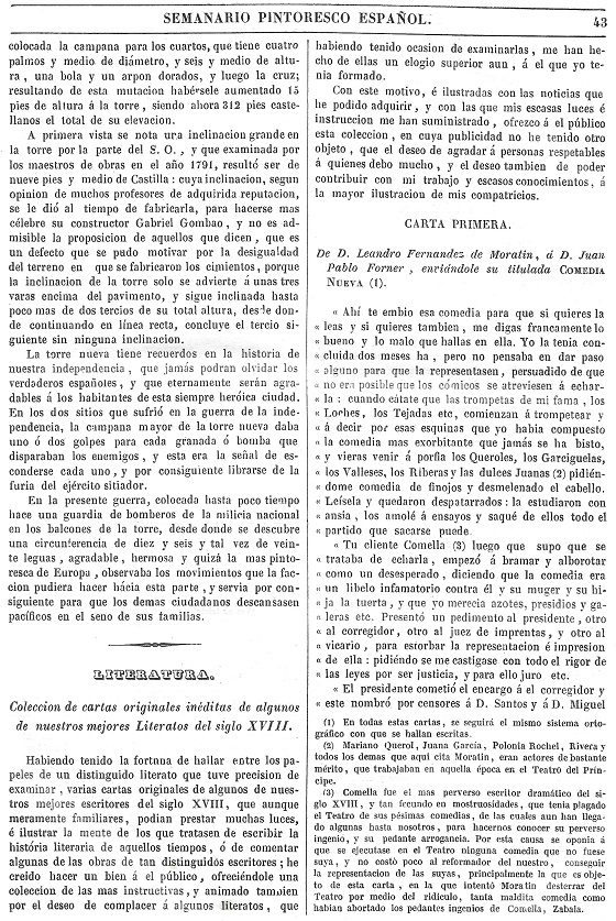 1844 Semanario Pintoresco Español. Página 43