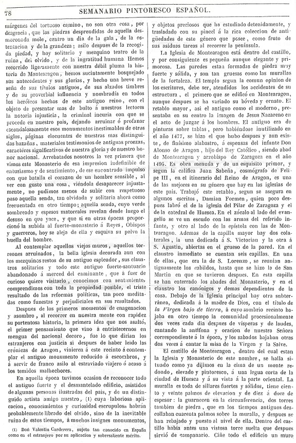 1844 Semanario Pintoresco Español. Página 78