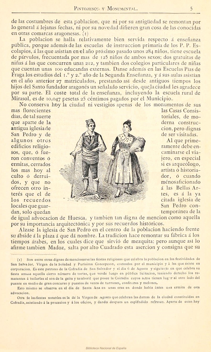 1882 Aragón histórico pintoresco y monumental. Página 5 1882 Aragón histórico pintoresco y monumental. Página 5