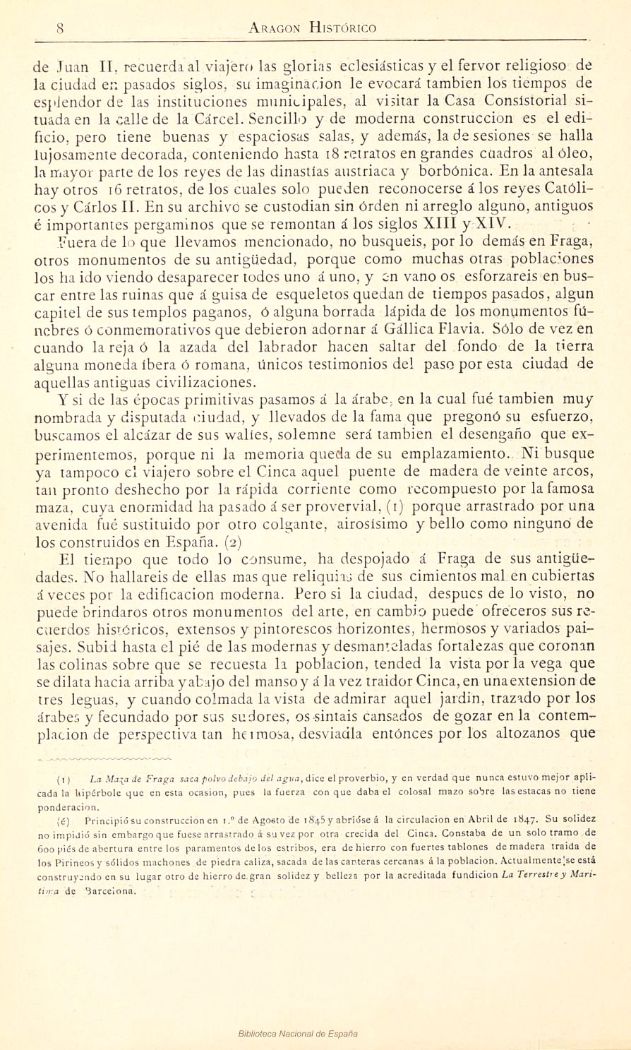 1882 Aragón histórico pintoresco y monumental. Página 8