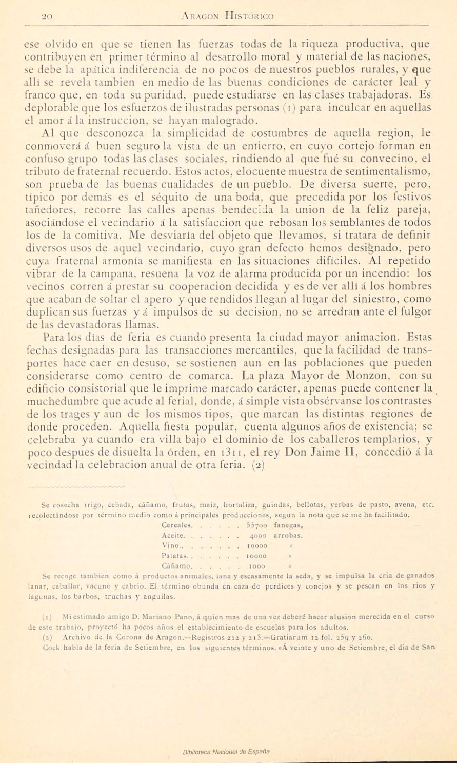 1882 Aragón histórico pintoresco y monumental. Página 20 1882 Aragón histórico pintoresco y monumental. Página 20