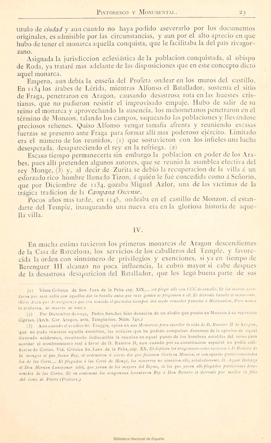 1882 Aragón histórico pintoresco y monumental. Página 29 1882 Aragón histórico pintoresco y monumental. Página 29