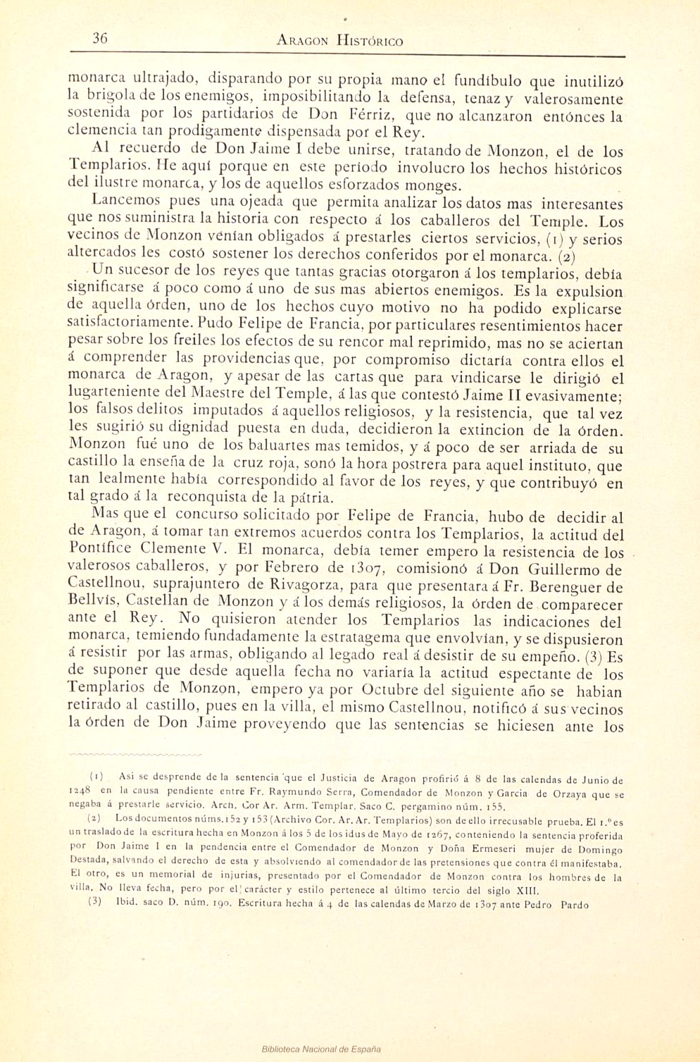 1882 Aragón histórico pintoresco y monumental. Página 36 1882 Aragón histórico pintoresco y monumental. Página 36