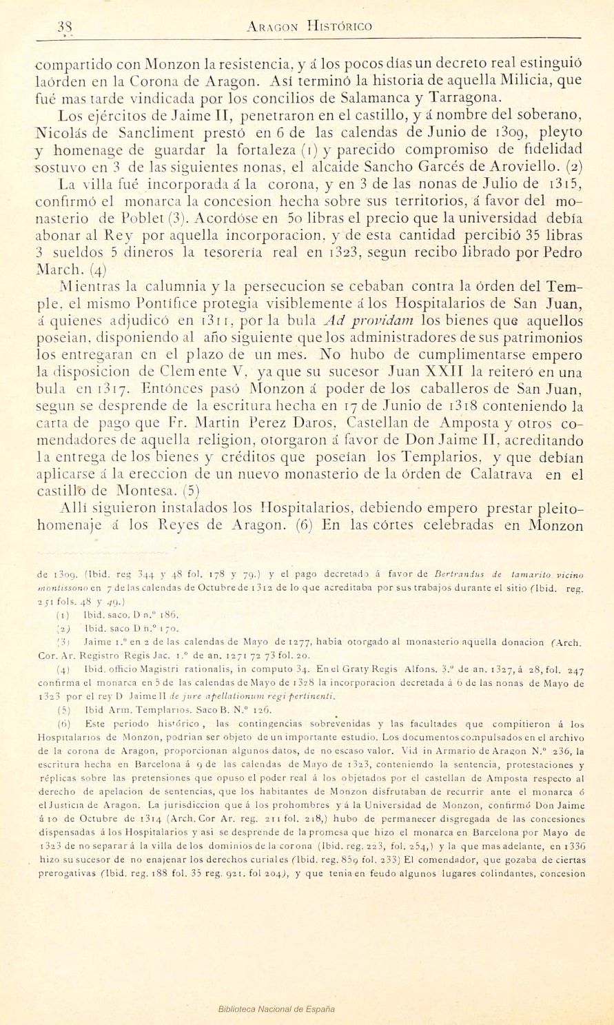 1882 Aragón histórico pintoresco y monumental. Página 38