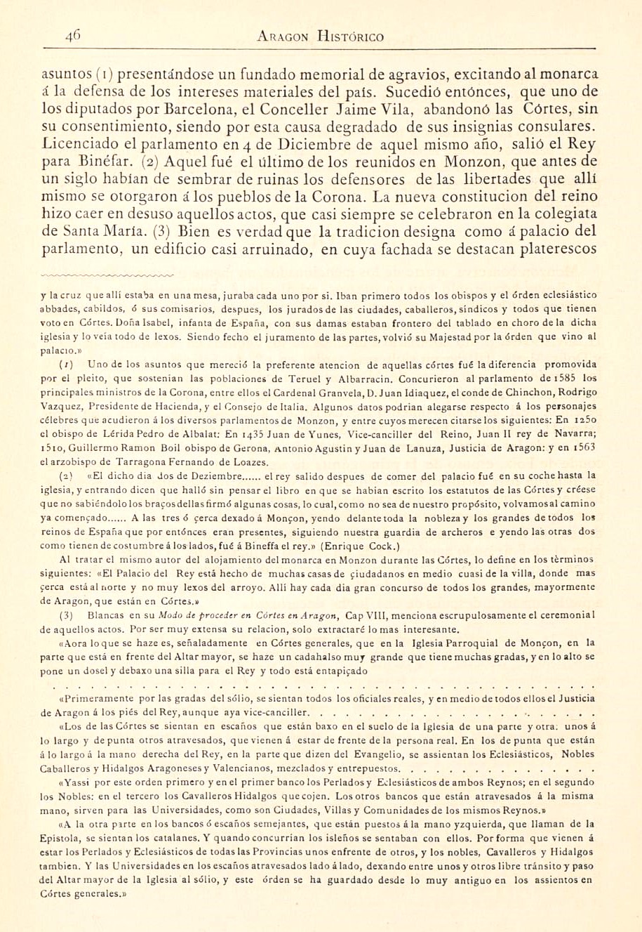 1882 Aragón histórico pintoresco y monumental. Página 46 1882 Aragón histórico pintoresco y monumental. Página 46