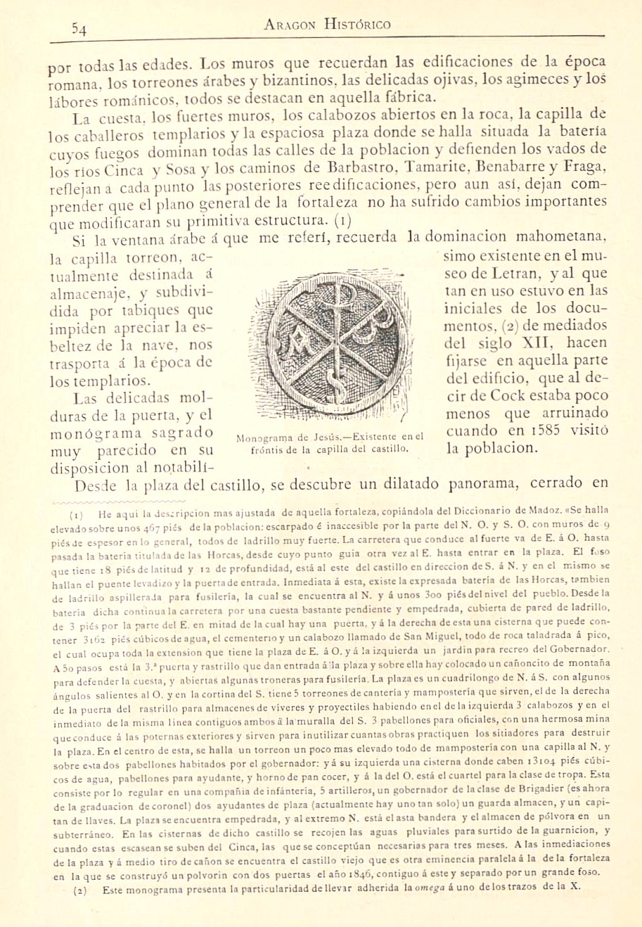1882 Aragón histórico pintoresco y monumental. Página 54
