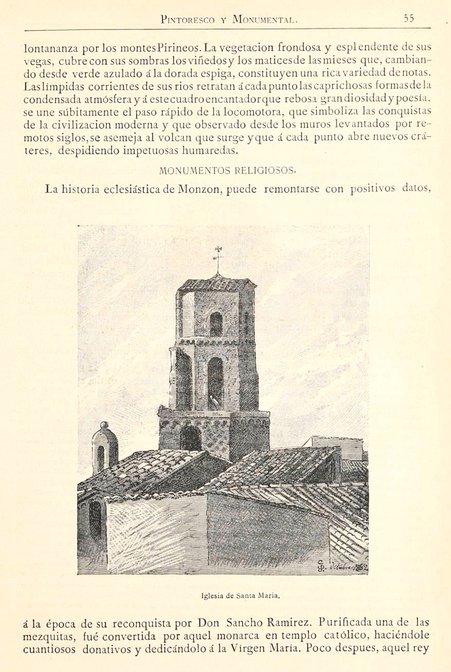 1882 Aragón histórico pintoresco y monumental. Página 55