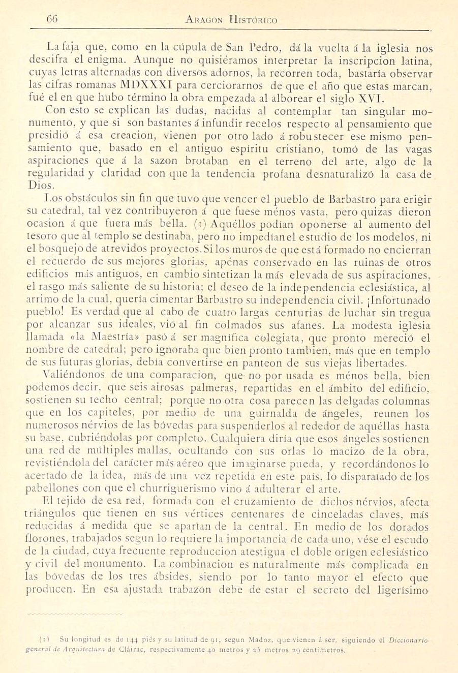 1882 Aragón histórico pintoresco y monumental. Página 66 1882 Aragón histórico pintoresco y monumental. Página 66