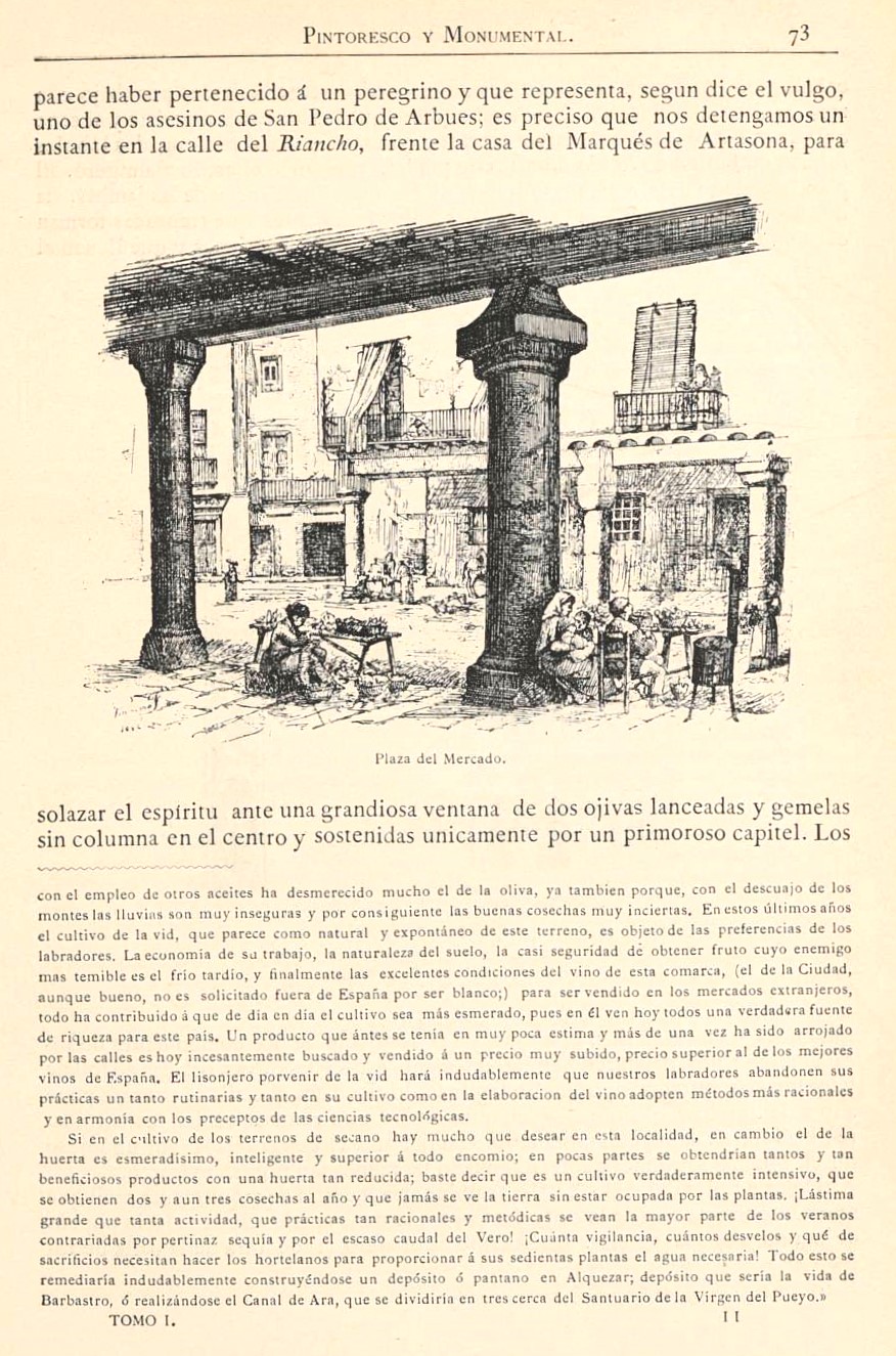 1882 Aragón histórico pintoresco y monumental. Página 73 1882 Aragón histórico pintoresco y monumental. Página 73