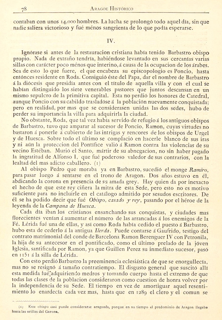 1882 Aragón histórico pintoresco y monumental. Página 78 1882 Aragón histórico pintoresco y monumental. Página 78