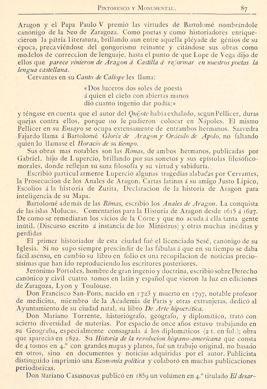 1882 Aragón histórico pintoresco y monumental. Página 87