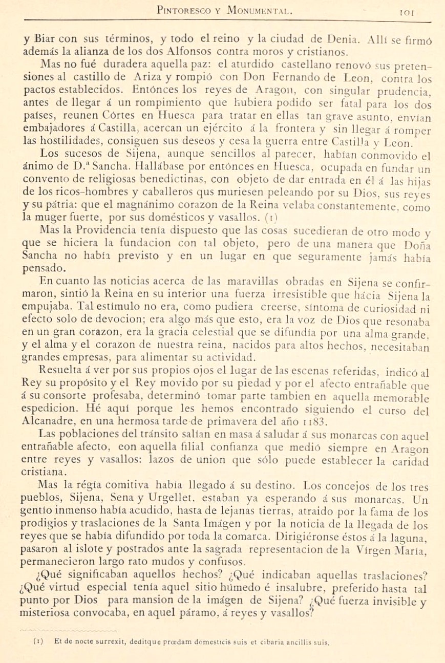 1882 Aragón histórico pintoresco y monumental. Página 101 1882 Aragón histórico pintoresco y monumental. Página 101