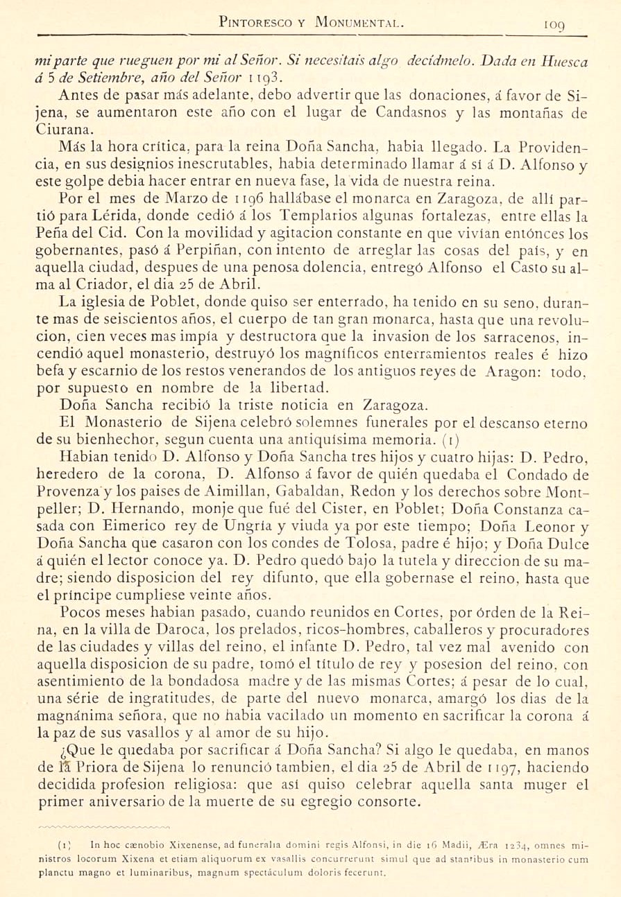 1882 Aragón histórico pintoresco y monumental. Página 109